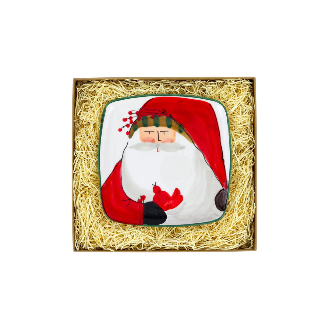 Old St. Nick Square Plate