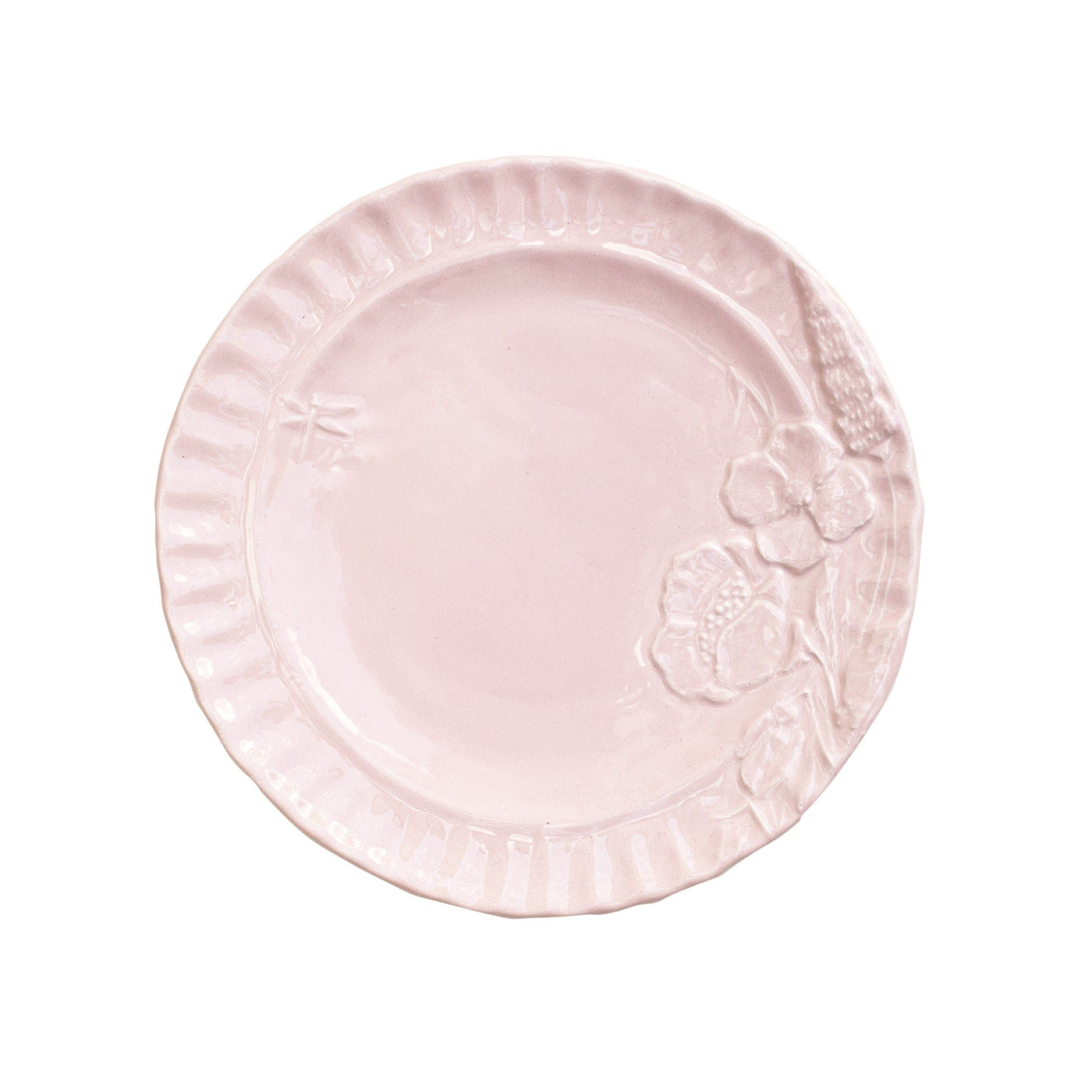 Pietra Fiori Pink Salad Plate – VIETRI