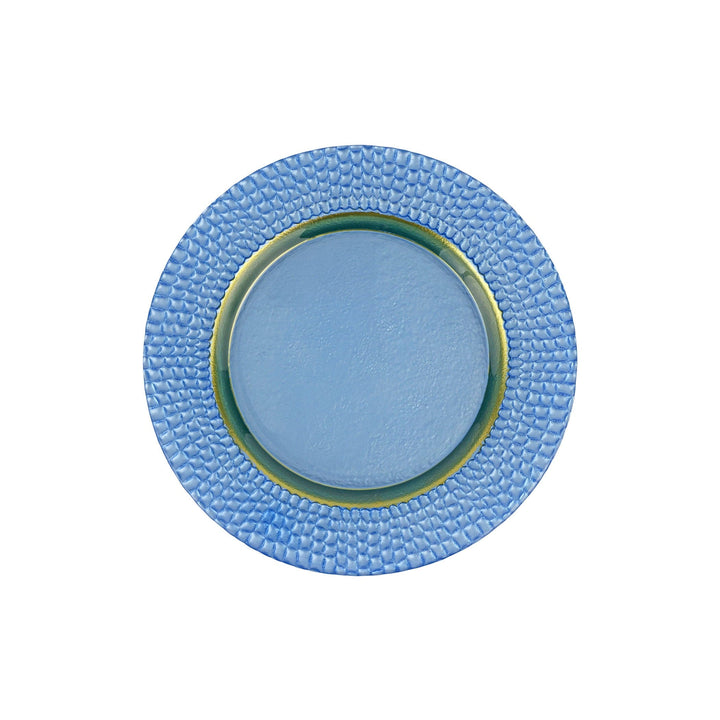 Pelli Glass Blue Salad Plate