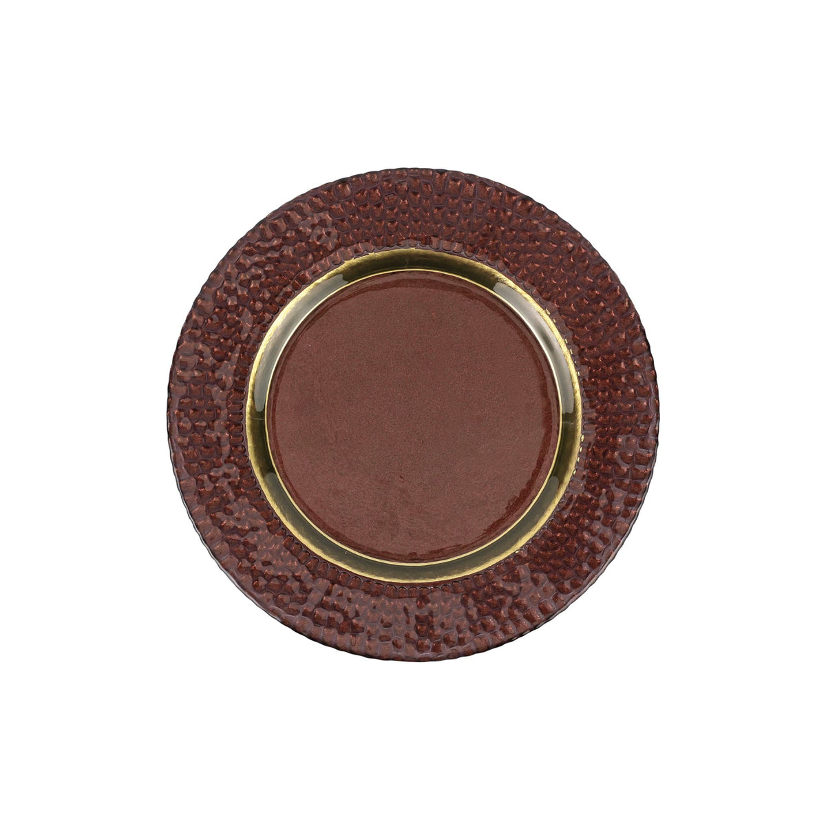 Pelli Glass Brown Salad Plate