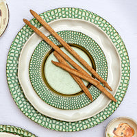 Pelli Glass Green Salad Plate