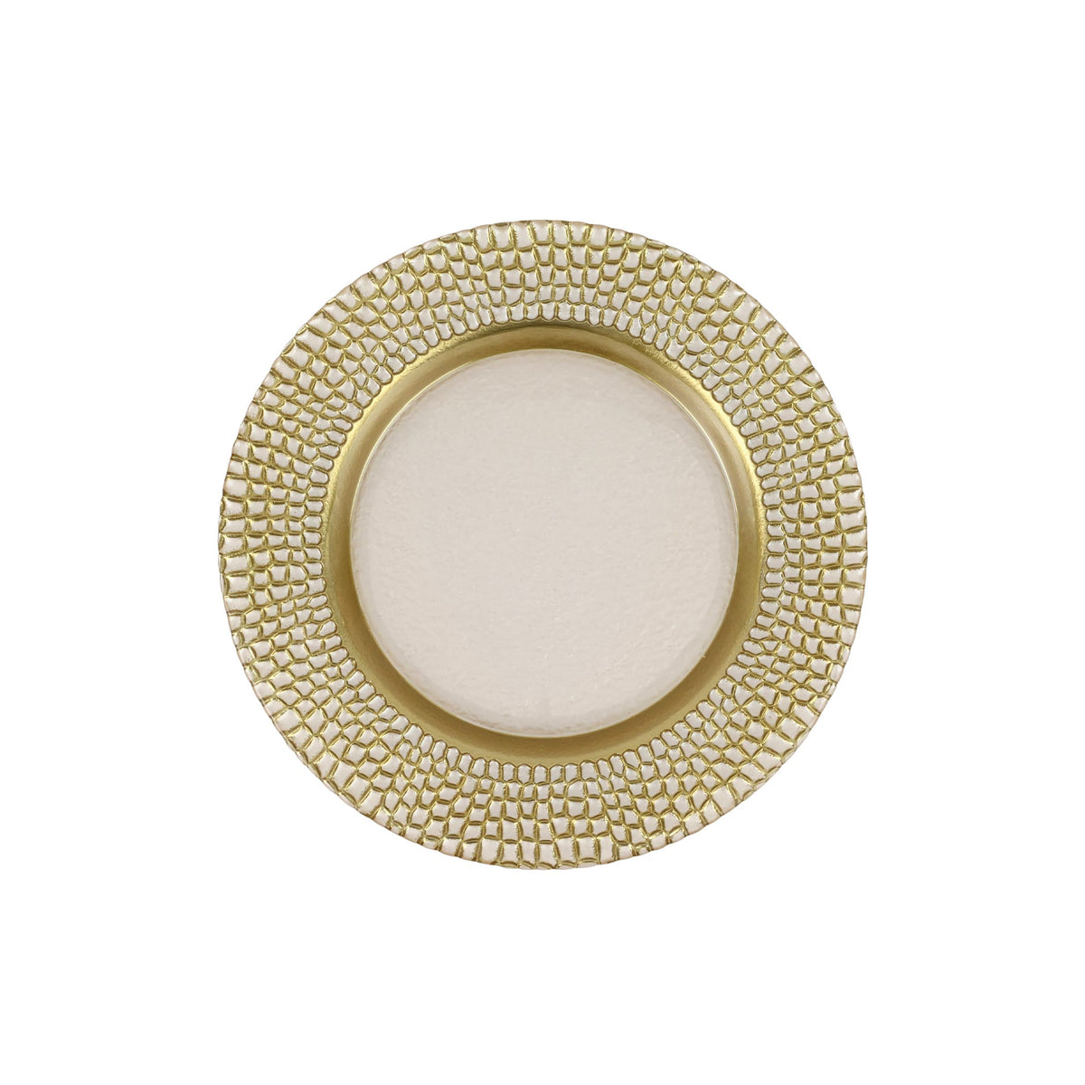 Pelli Glass Ivory Salad Plate