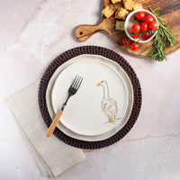 Pelli Glass Brown Charger