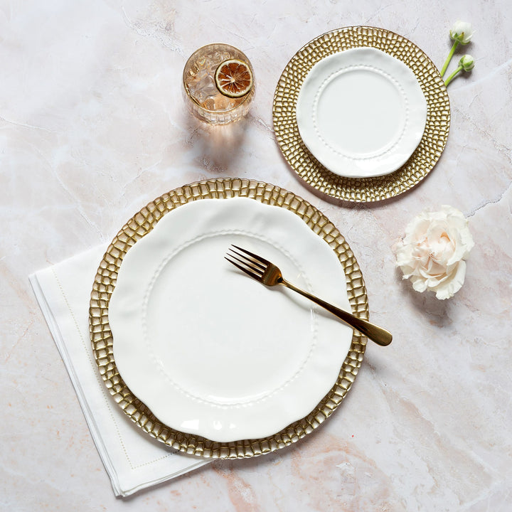 Pelli Glass Ivory Charger