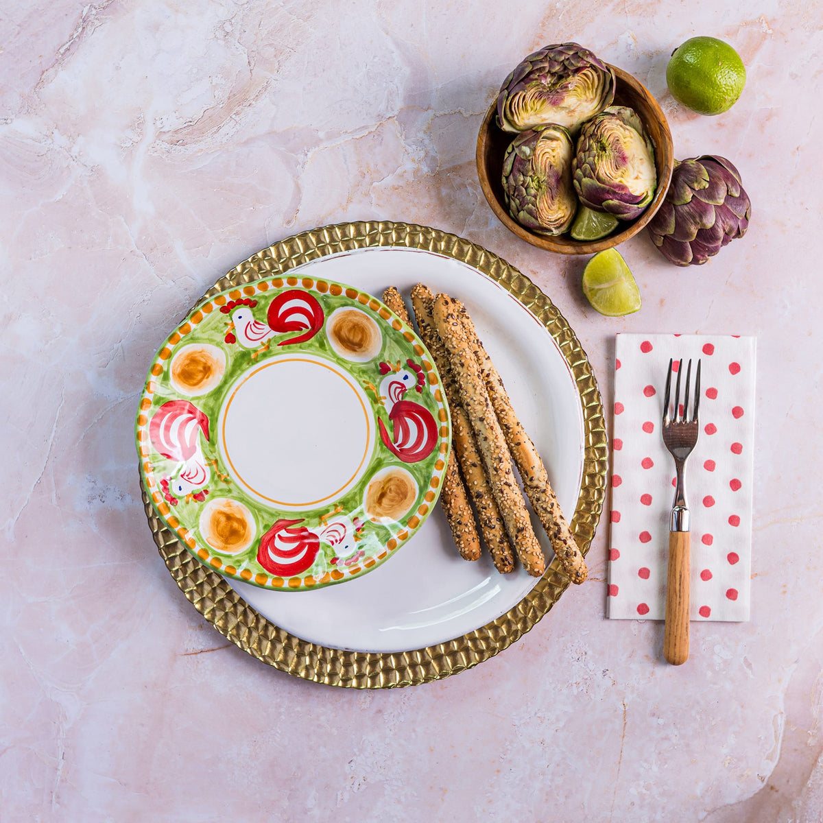 Pelli Glass Ivory Charger