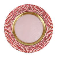 Pelli Glass Pink Charger