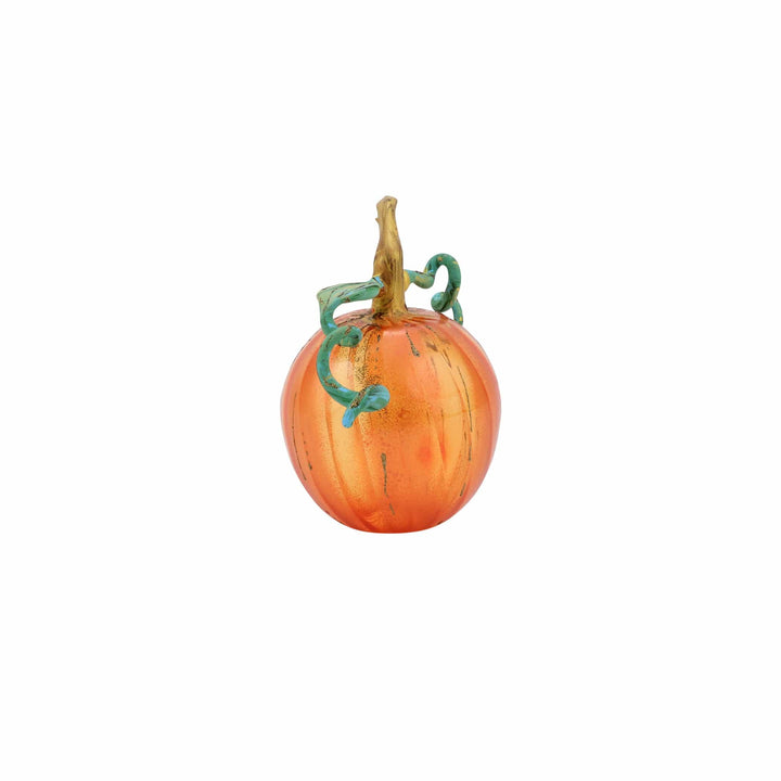 Pumpkins Figural Orange Glass Pumpkin