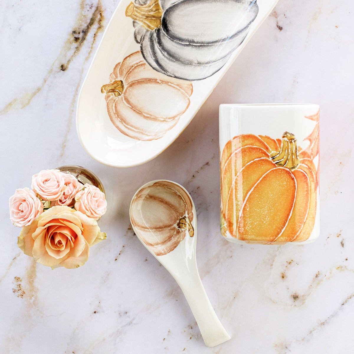Pumpkins Utensil Holder