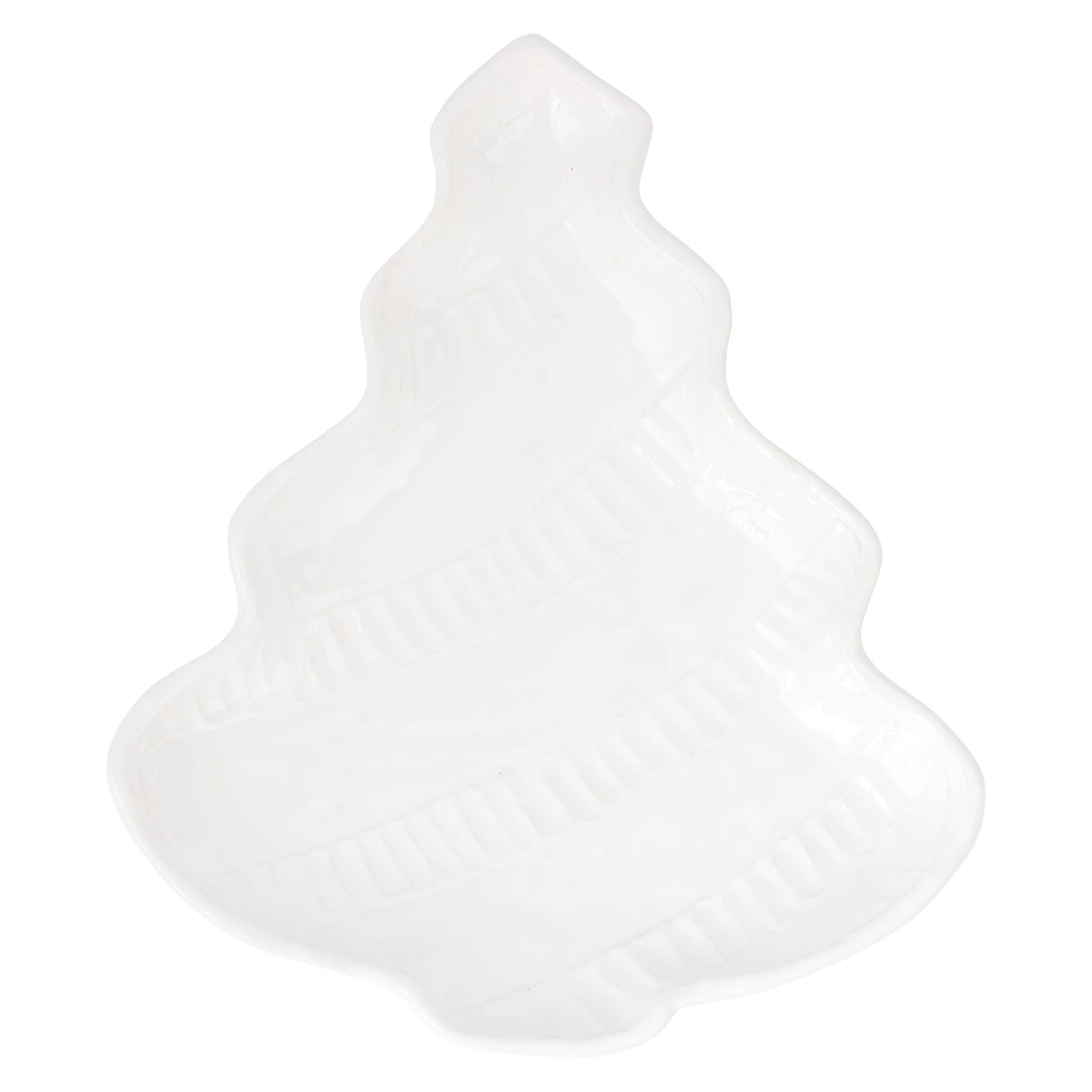 Pietra Natale Figural Tree Platter