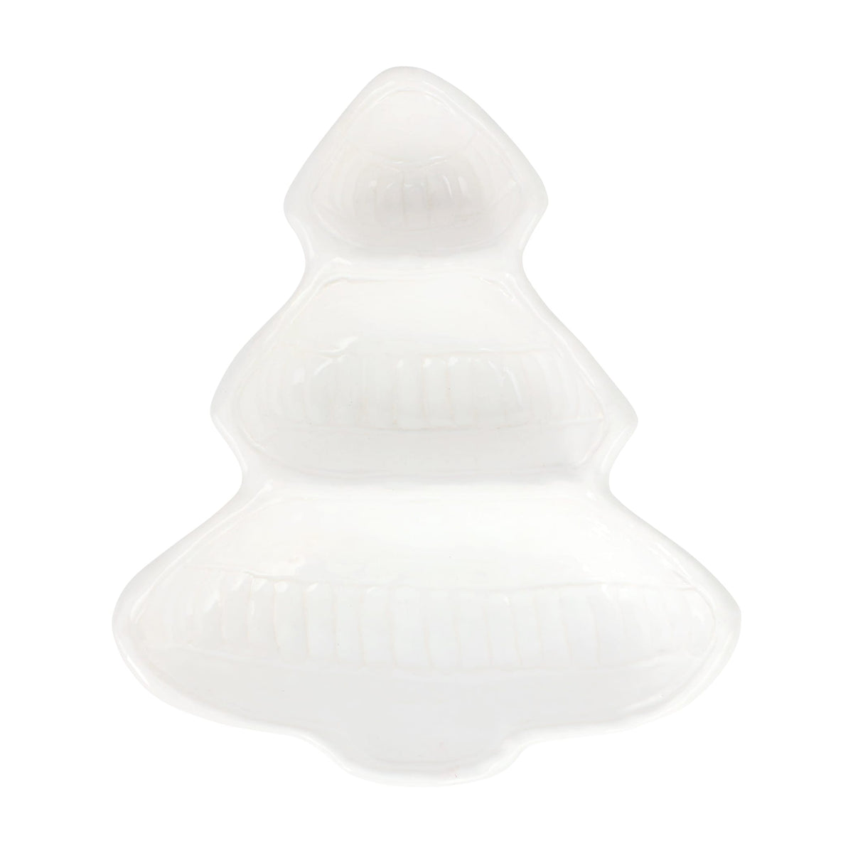 Pietra Natale Figural Tree Three-Part Server