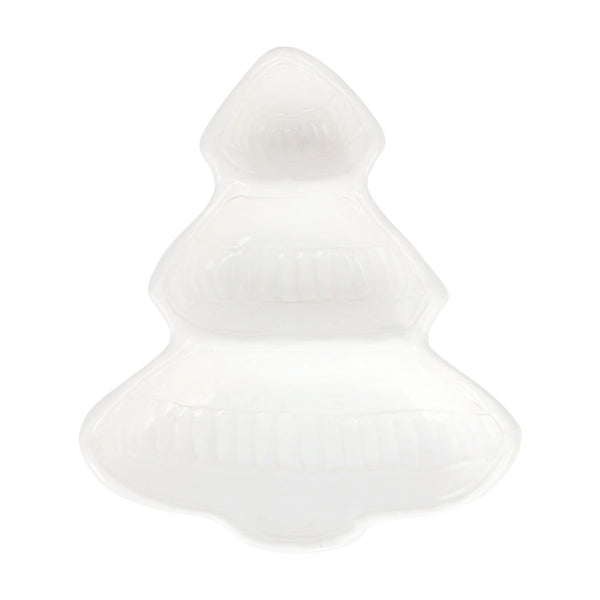 Pietra Natale Figural Tree Three-Part Server