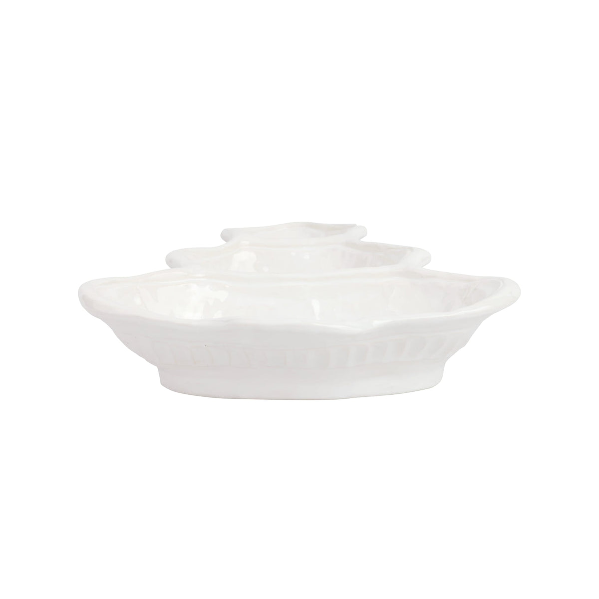 Pietra Natale Figural Tree Three-Part Server