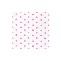Papersoft Napkins Dot Pink Dinner Napkins (Pack of 20)