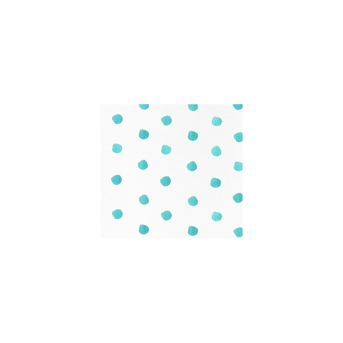 Papersoft Napkins Dot Aqua Cocktail Napkins (Pack of 20)