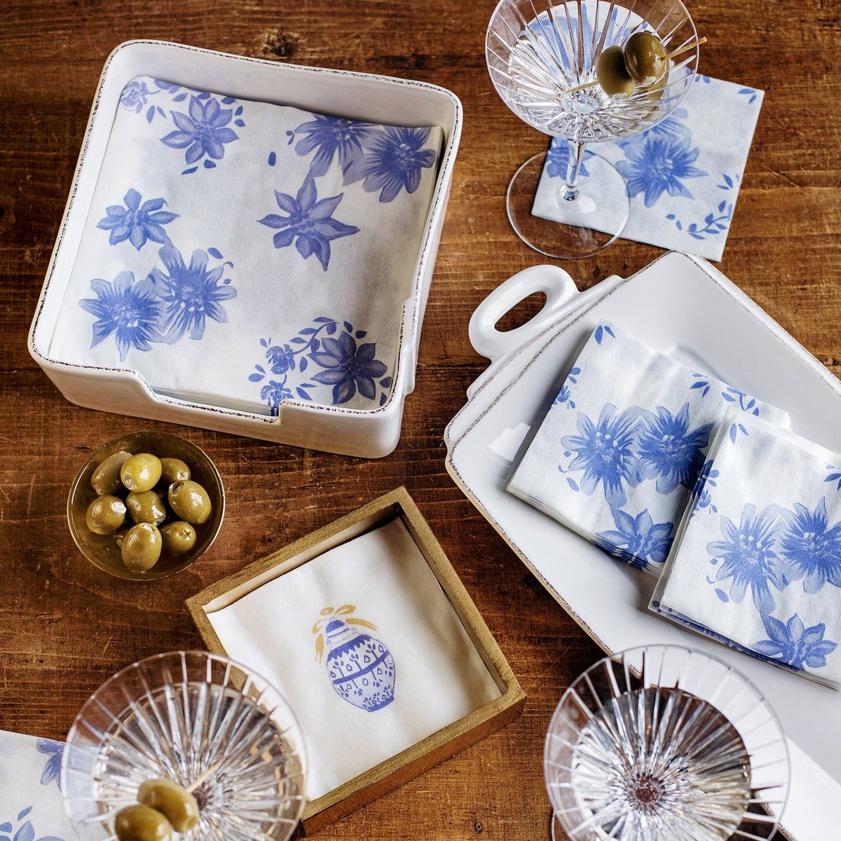 Papersoft Napkins Ginger Jar Cocktail Napkins (Pack of 20)