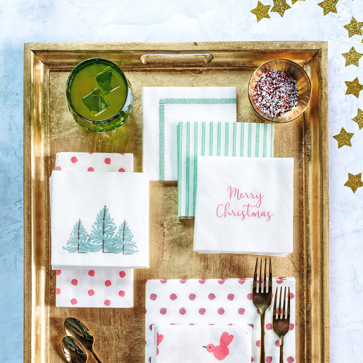 Papersoft Napkins Lastra Holiday Cocktail Napkins (Pack of 20)