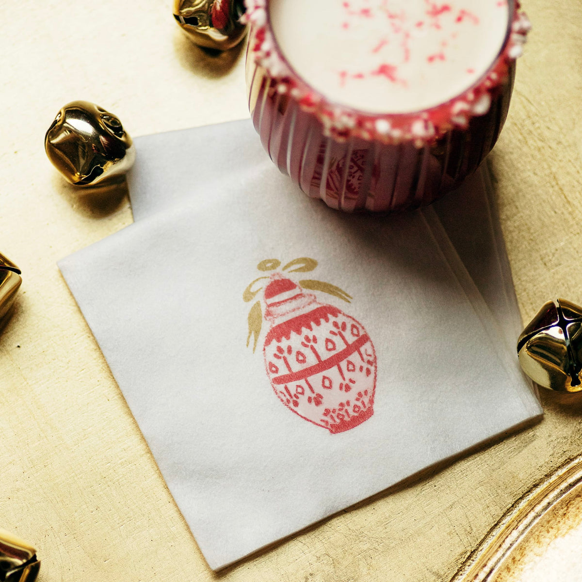 Papersoft Napkins Red Ginger Jar Cocktail Napkins (Pack of 20)