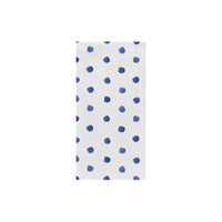Papersoft Napkins Blue Dot Guest Towels (Pack of 50)