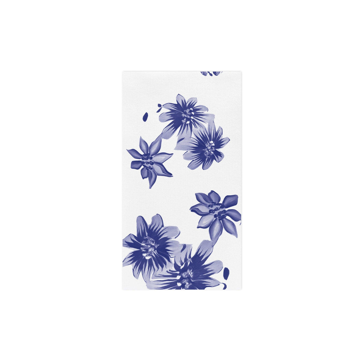 Papersoft Napkins Blue and White Floral Guest Towels (Pack of 20)