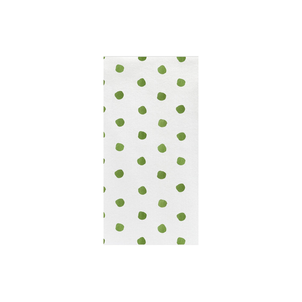 Papersoft Napkins Dot Green Guest Towels (Pack of 50)
