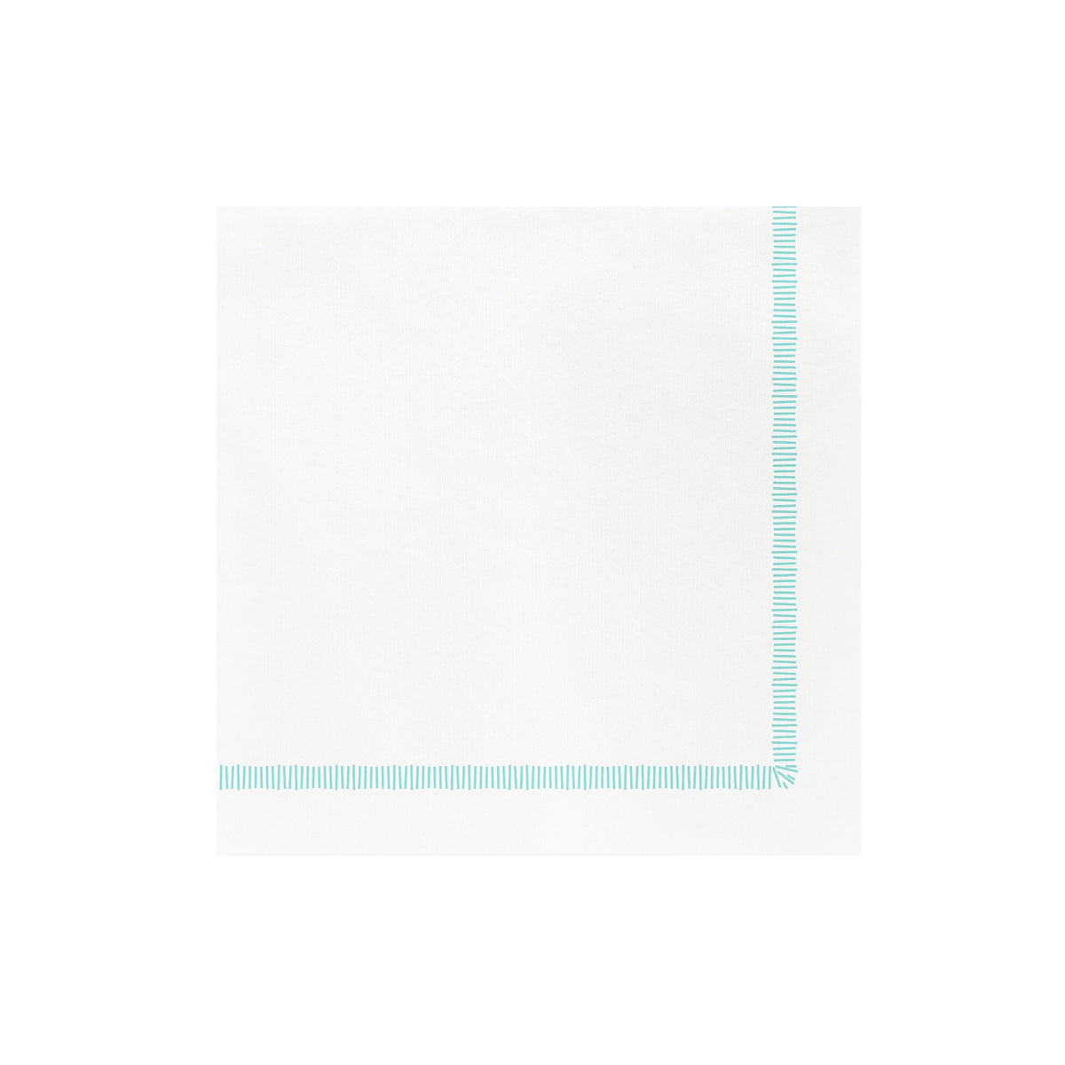 Papersoft Napkins Fringe Aqua Dinner Napkins (Pack of 20)
