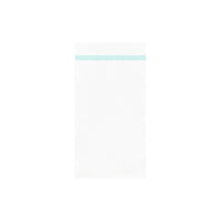 Papersoft Napkins Fringe Aqua Guest Towels (Pack of 20)