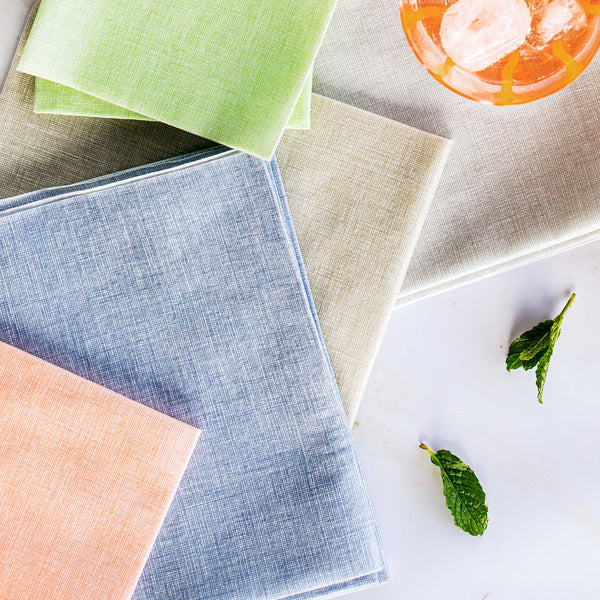 Papersoft Napkins Easy Blue Dinner Napkins (Pack of 20)