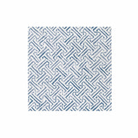 Papersoft Napkins Greek Key Blue Dinner Napkins (Pack of 20)