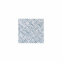 Papersoft Napkins Greek Key Blue Cocktail Napkins (Pack of 20)