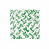Papersoft Napkins Greek Key Green Dinner Napkins (Pack of 20)