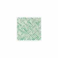 Papersoft Napkins Greek Key Green Cocktail Napkins (Pack of 20)