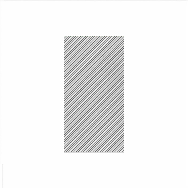 Papersoft Napkins Seersucker Stripe Gray Guest Towels (Pack of 20)