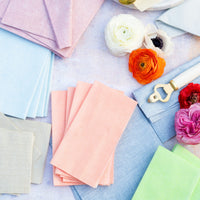 Papersoft Napkins Easy Light Blue Dinner Napkins (Pack of 20)