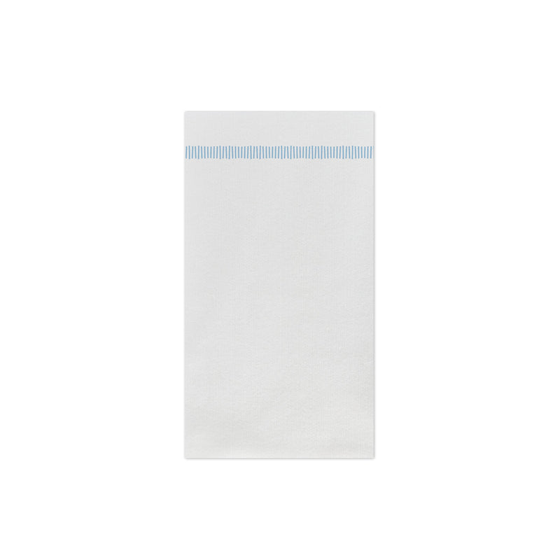Papersoft Napkins Fringe Light Blue Guest Towels (Pack of 50)