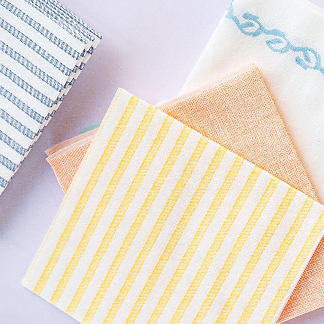 Papersoft Napkins Easy Salmon Cocktail Napkins (Pack of 20)