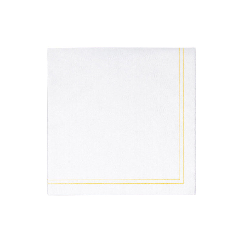 Papersoft Napkins Linea Yellow Dinner Napkins (Pack of 20)