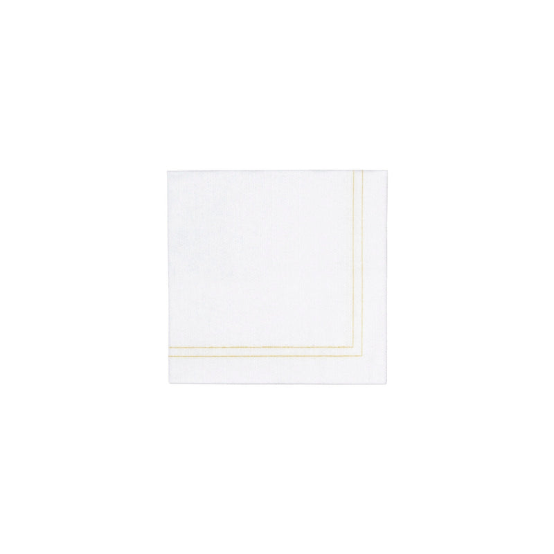 Papersoft Napkins Linea Yellow Cocktail Napkins (Pack of 20)