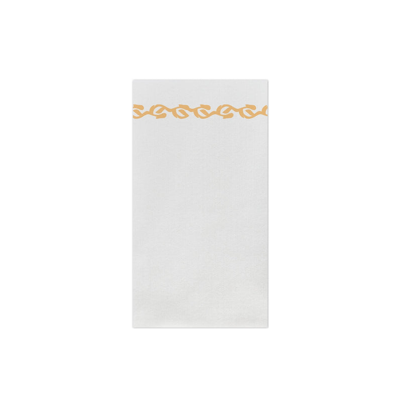 Papersoft Napkins Florentine Yellow Guest Towels (Pack of 50)