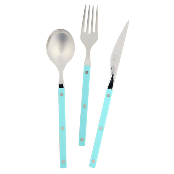 Pastello Aqua Three-Piece Place Setting