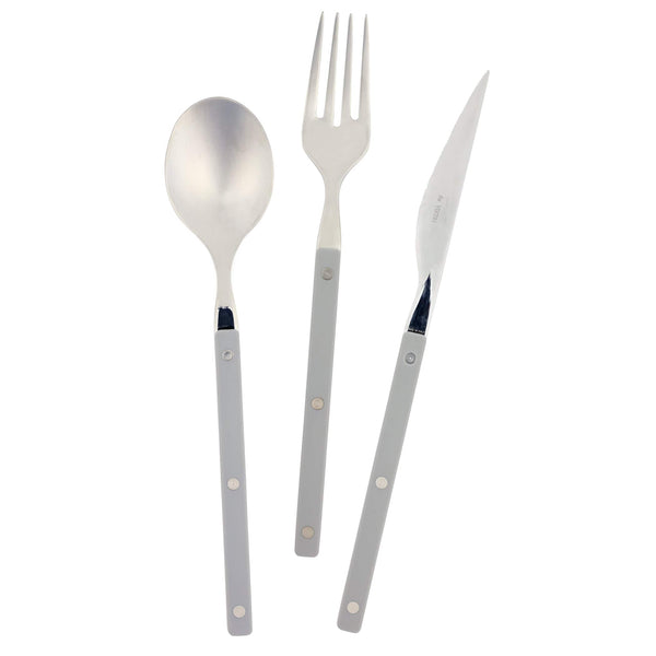 Pastello Gray Three-Piece Place Setting