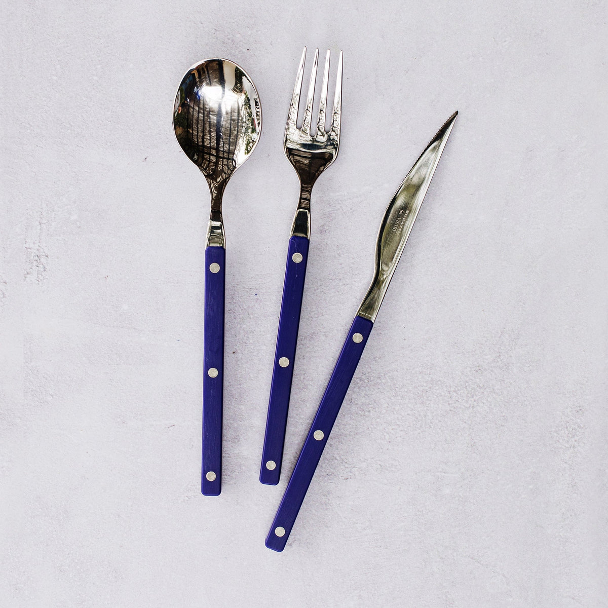Pastello Navy Three-Piece Place Setting