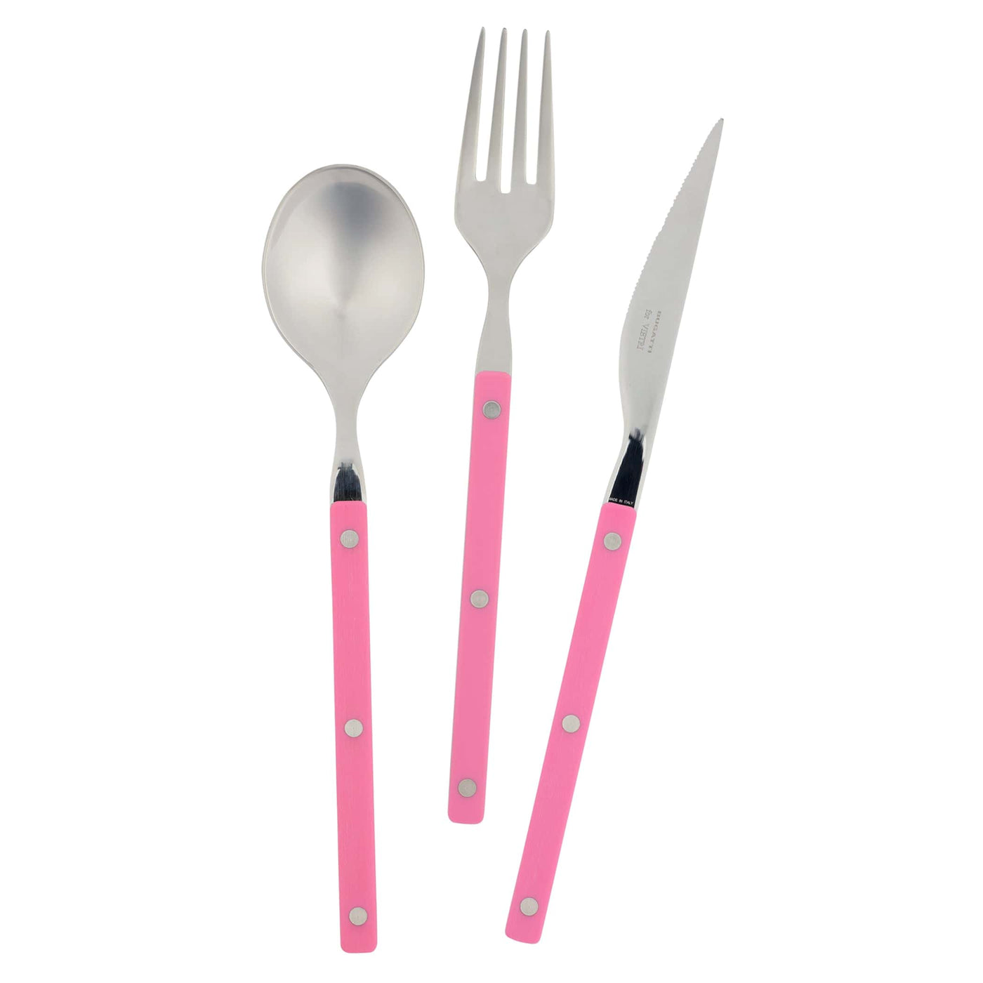 Pastello Pink Three-Piece Place Setting