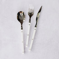 Pastello White Three-Piece Place Setting