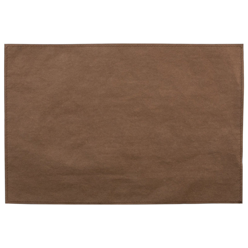 Washable Paper Placemats Brown Placemats - Set of 4