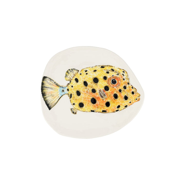 Reef Box Fish Small Round Platter