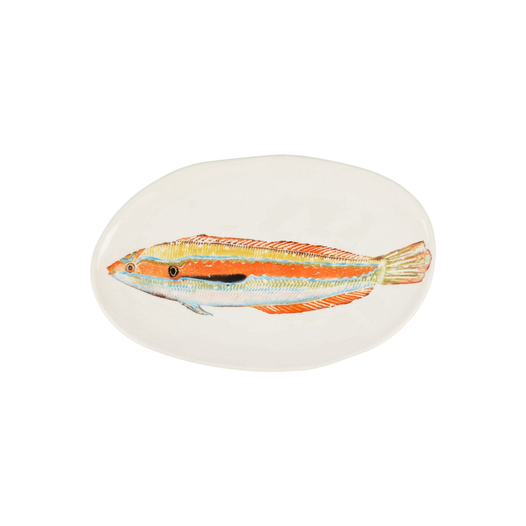 Reef Tropical Rainbow Fish Small Oval Platter