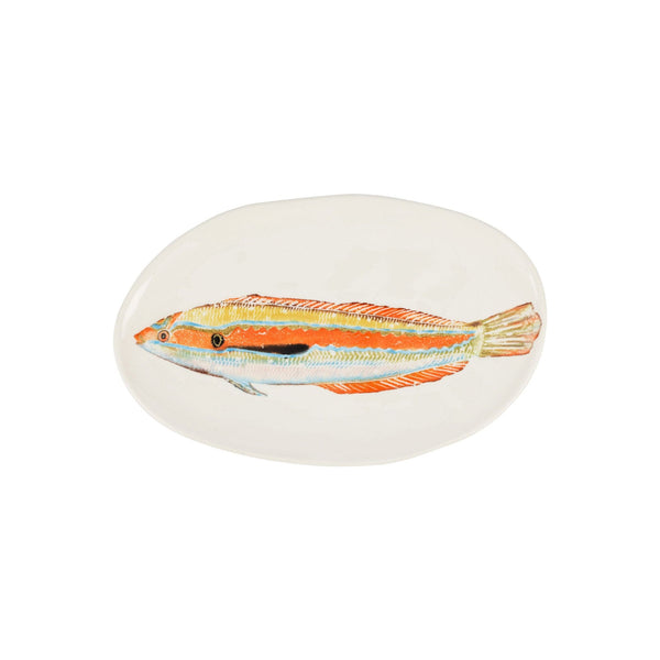 Reef Tropical Rainbow Fish Small Oval Platter