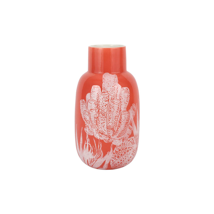Reef Coral Fluted Vase