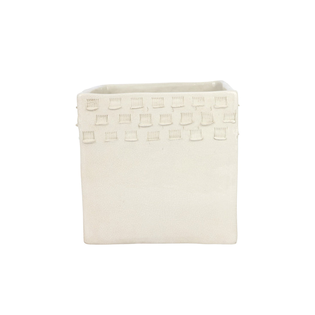 Rustic Garden Ivory Medium Planter
