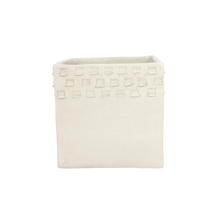 Rustic Garden Ivory Medium Planter